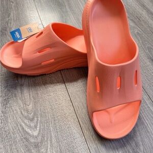 Coral Slide Sandals